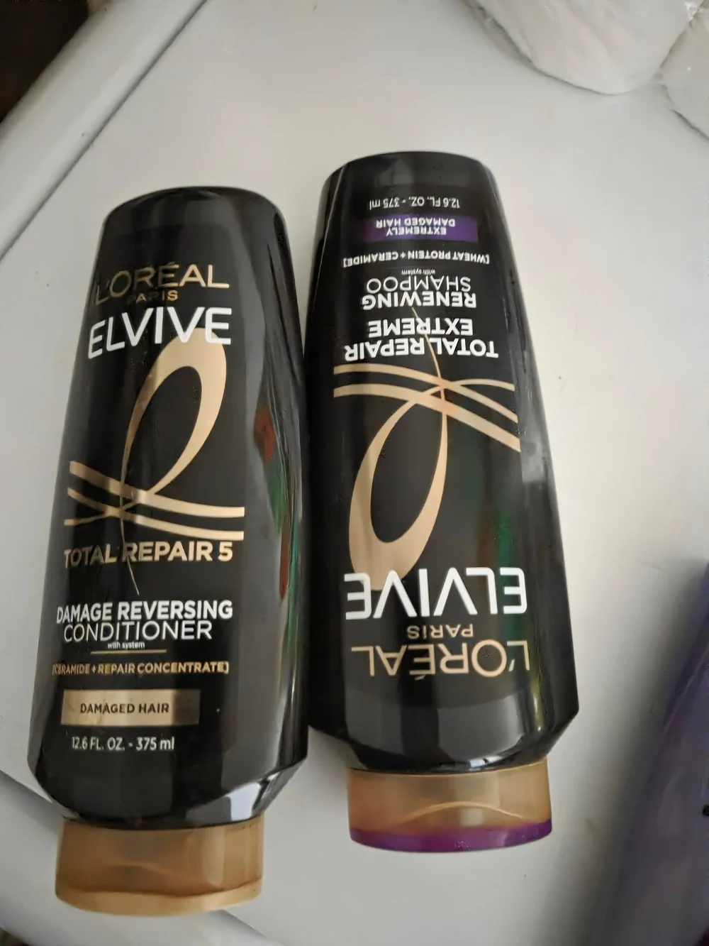 Total Repair 5 Damage Reversing Shampoo & Conditioner - Black/Gold